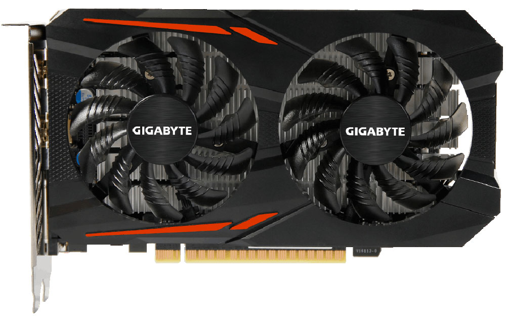 фото Видеокарта Gigabyte GeForce GTX 1050 Ti OC 4GB, GV-N105TOC-4GD