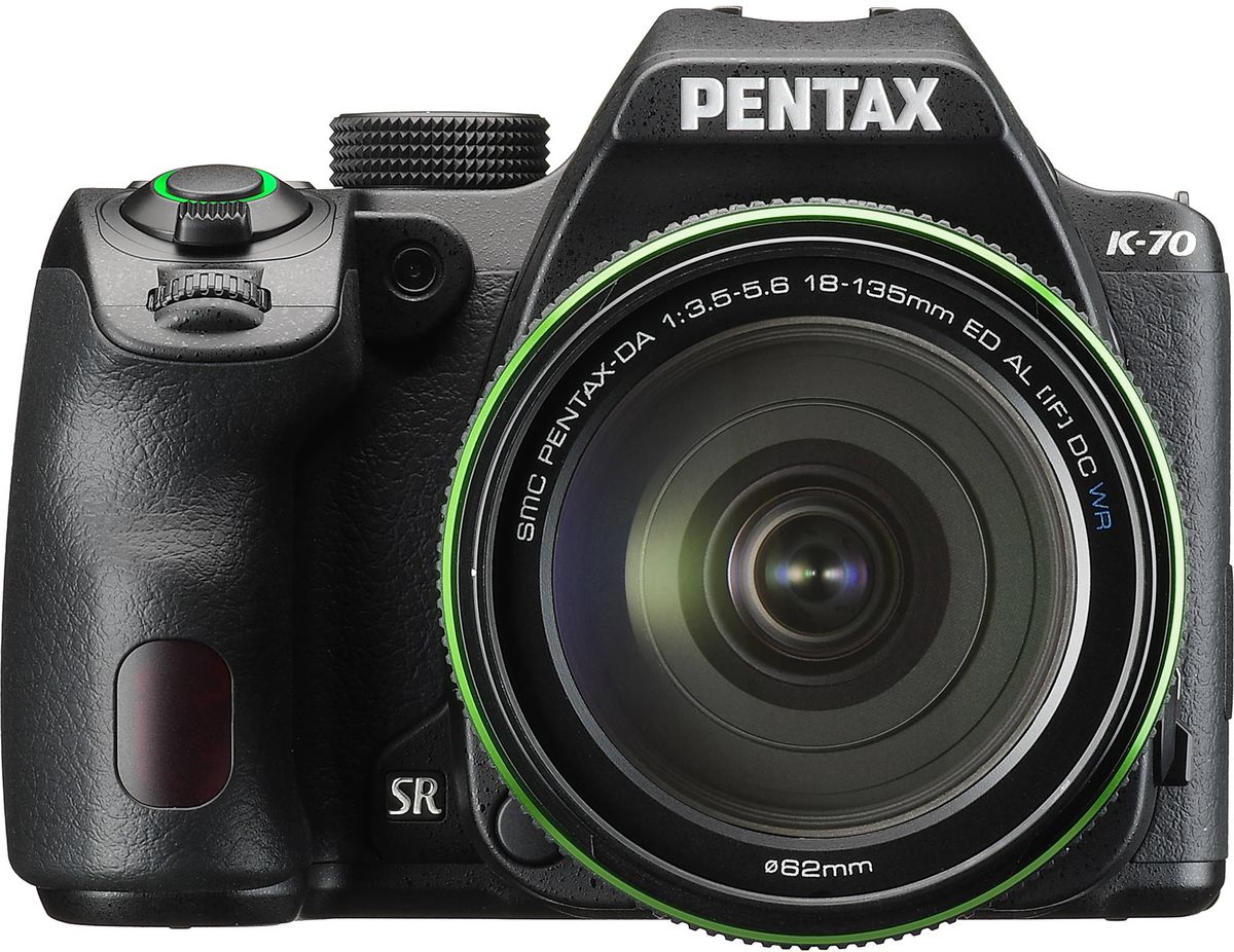 фото Зеркальный фотоаппарат Pentax K-70 Kit 18-135mm, Black