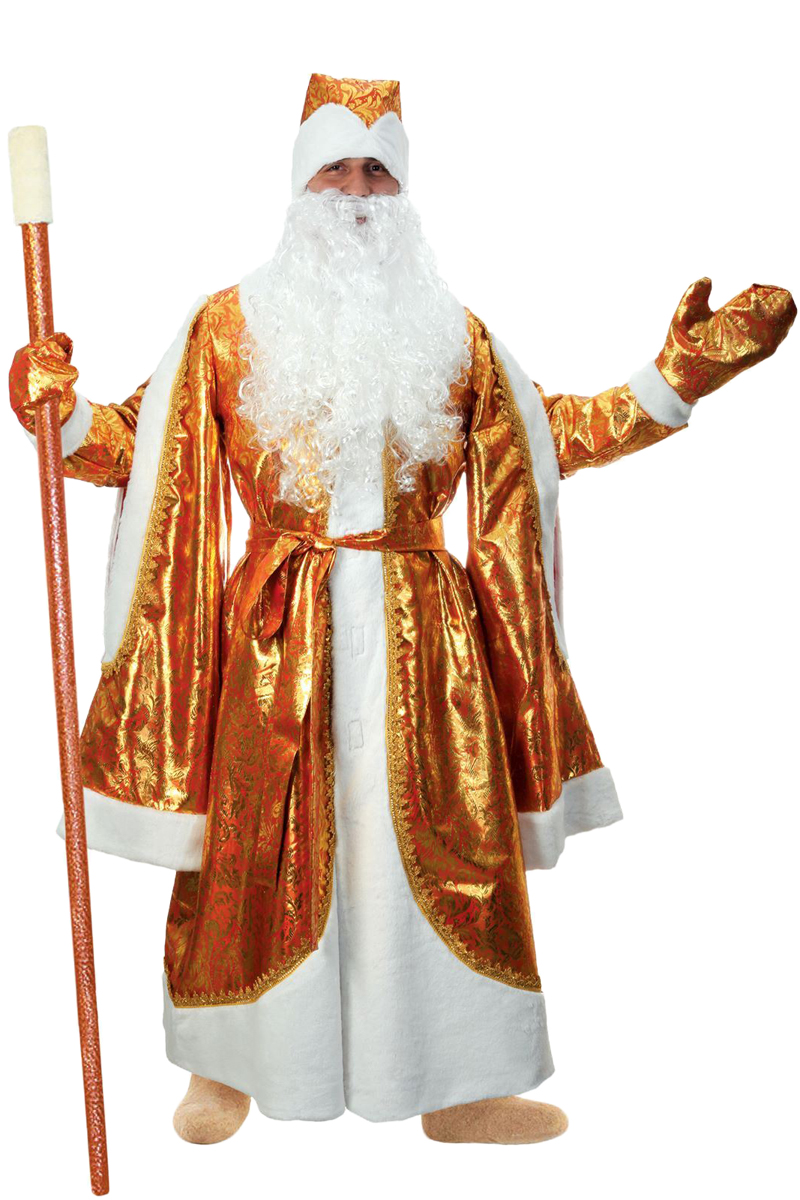фото Карнавальный костюм Страна Карнавалия "Дед Мороз", цвет: золотой. Размер 48/50