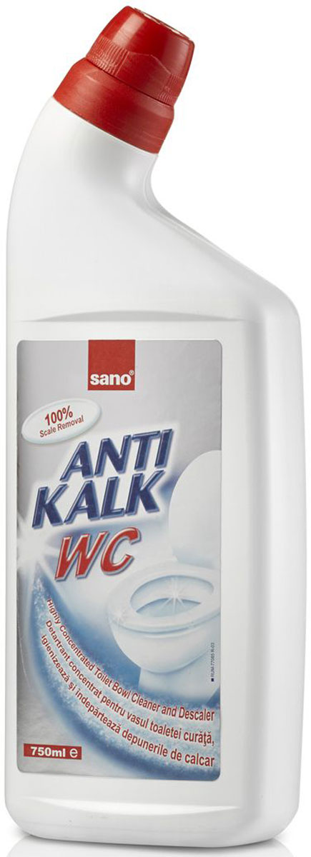 фото Средство для чистки унитазов Sano "Antikalk WC", 750 мл