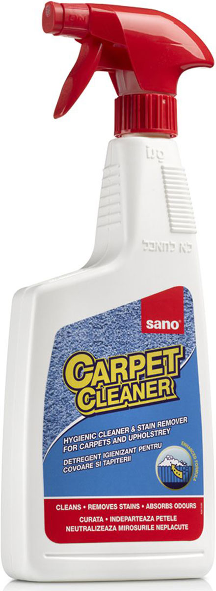 фото Средство-шампунь для чистки ковров Sano "Carpet Cleaner", 750 мл