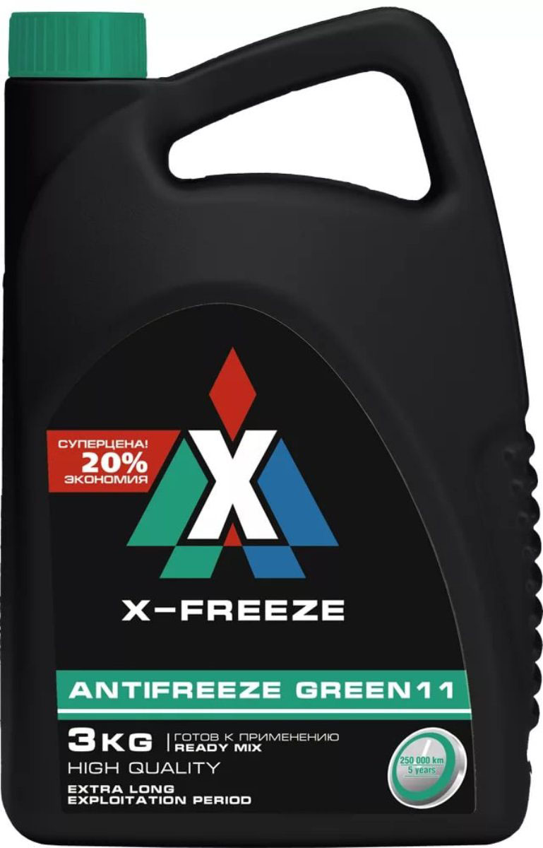 фото Антифриз X-Freeze "Green", 3 л