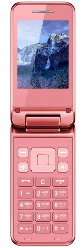 фото Мобильный телефон Vertex S106, розовый
