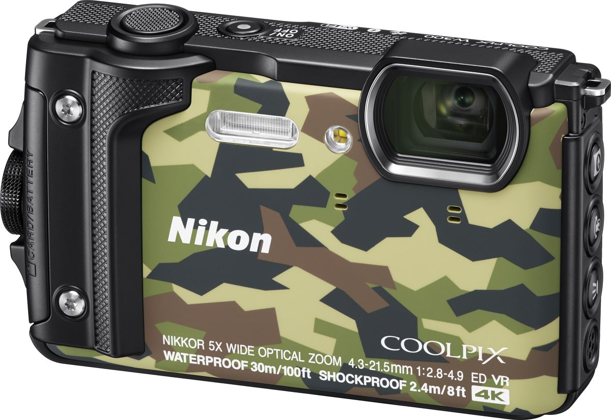 фото Компактный фотоаппарат Nikon Coolpix W300, Camouflage