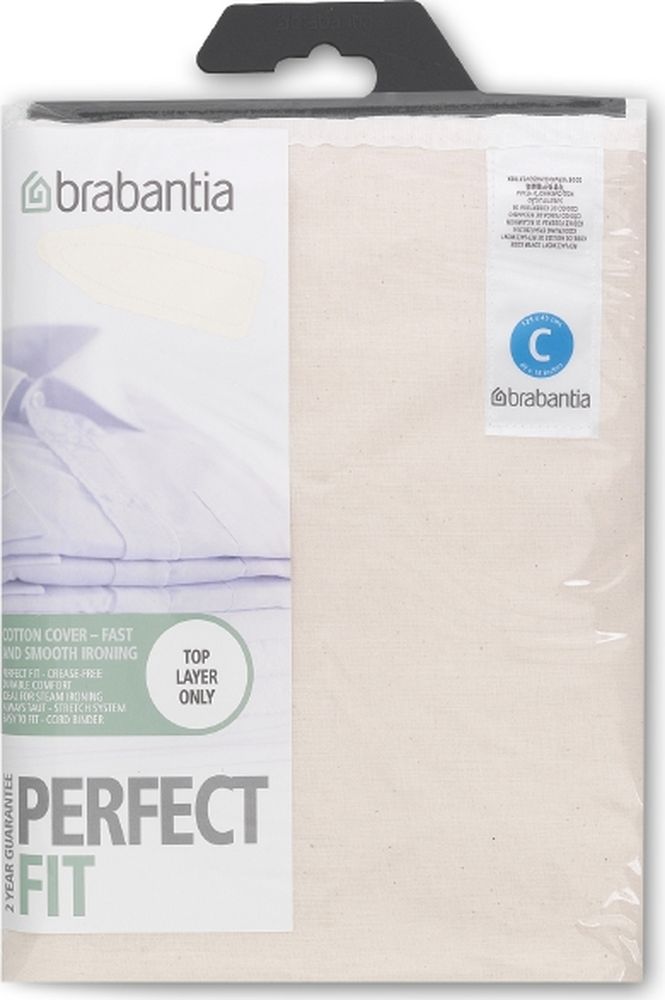 фото Чехол для гладильной доски Brabantia "Perfect Fit", 2 мм, цвет: экрю, 124 х 45 см. 169403