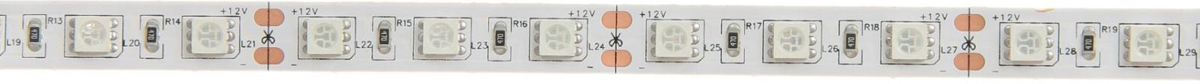 фото Светодиодная лента Luazon, 60 LED ламп, 12В, 14.4 Вт/м, 14-16 Лм/1 LED, DC, длина 5 м Luazon lighting