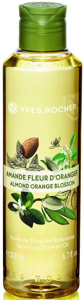 фото Yves Rocher масло для душа Миндаль и флердоранж, 200 мл Yves rocher france