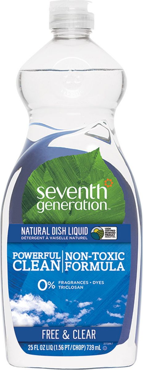 фото Средство для мытья посуды "Seventh Generation", без запаха, 739 мл