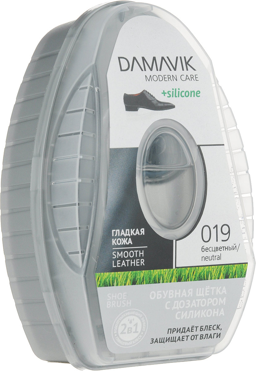 фото Губка для обуви "Damavik", с дозатором силикона, с пропиткой, цвет: прозрачный, 6 мл