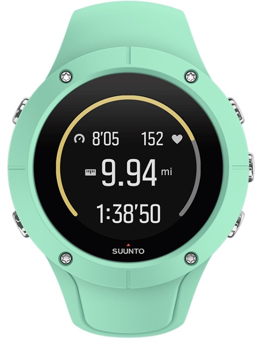 фото Спортивные часы Suunto "Spartan Trainer Wrist Hr Ocean", цвет: зеленый