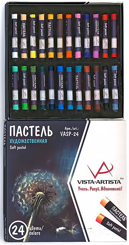 фото Vista-Artista Набор пастели 24 цвета VASP-24