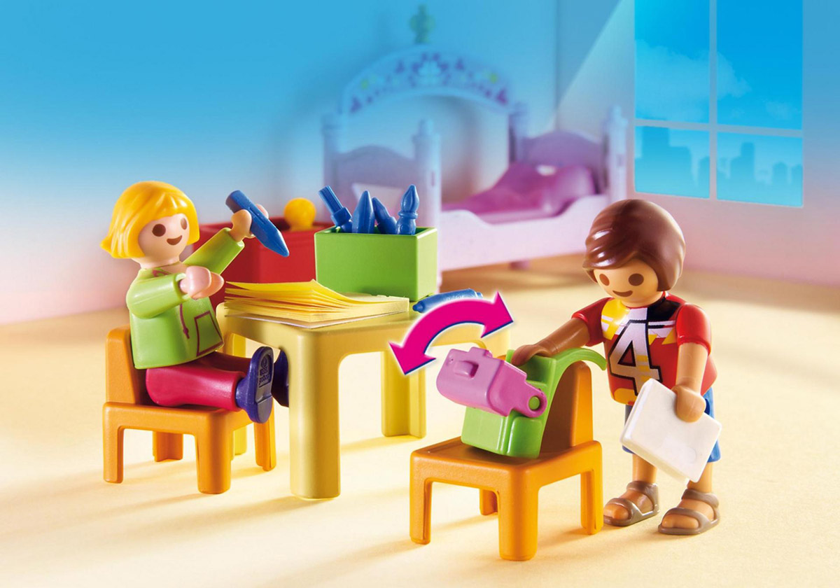 фото Playmobil Игровой набор Кукольный дом Детская комната для 2 детей