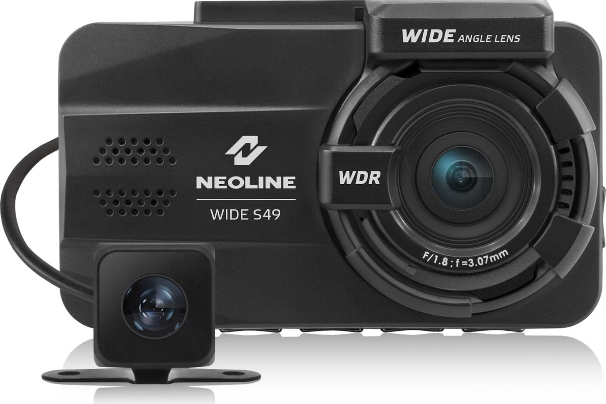 фото Neoline Wide S49 Dual, Black видеорегистратор