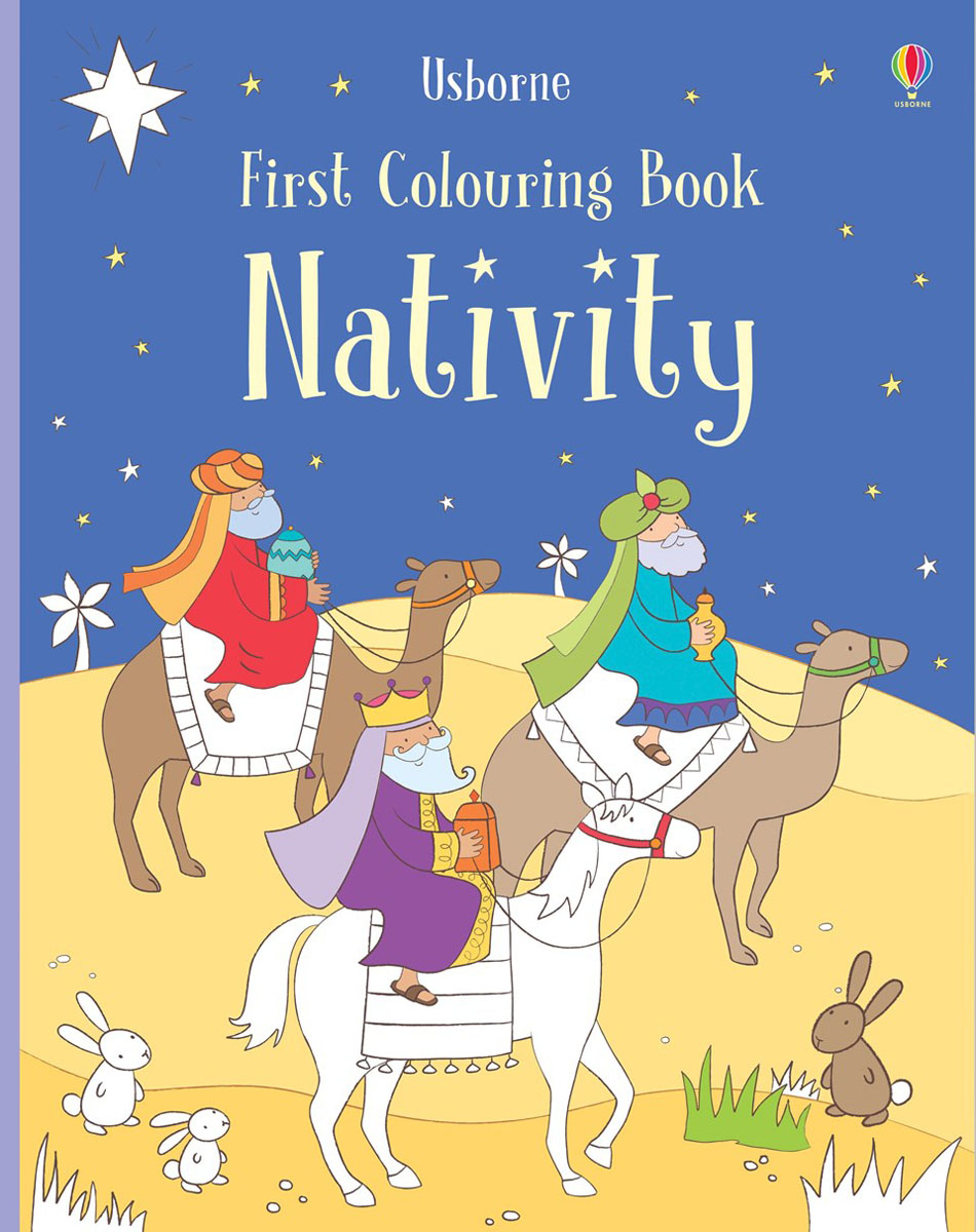 фото First Colouring Book Nativity Usborne publishing ltd.