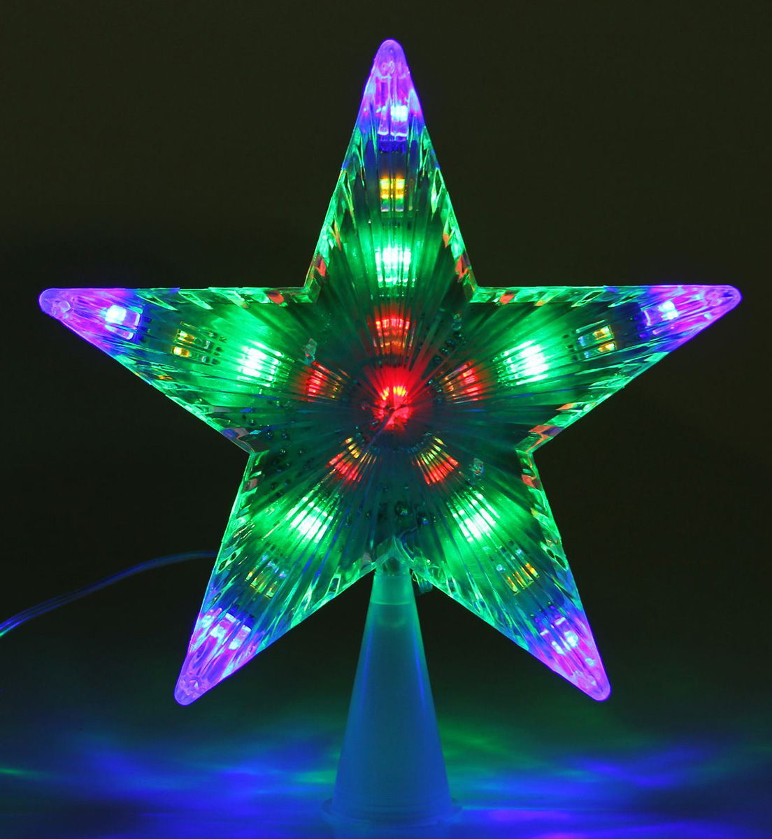 фото Верхушка на елку Luazon "Звезда белая", светодиодная, 17 х 17 см Luazon lighting