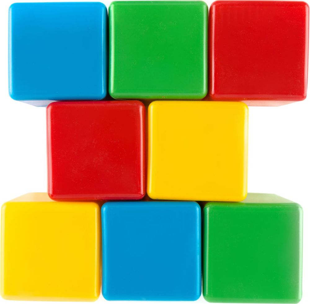 Пластмастер Набор кубиков 10х10 см