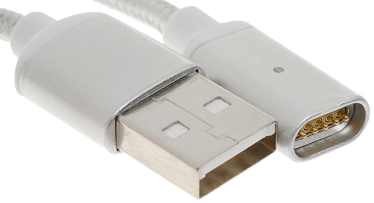 фото Red Line Magnetic, Silver магнитный дата-кабель USB-microUSB