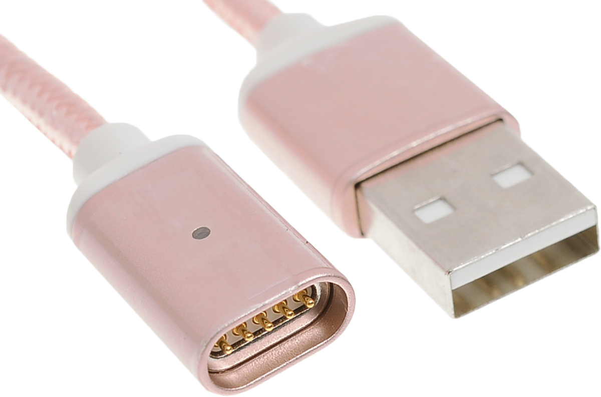 фото Red Line Magnetic, Pink магнитный дата-кабель USB-Lightning