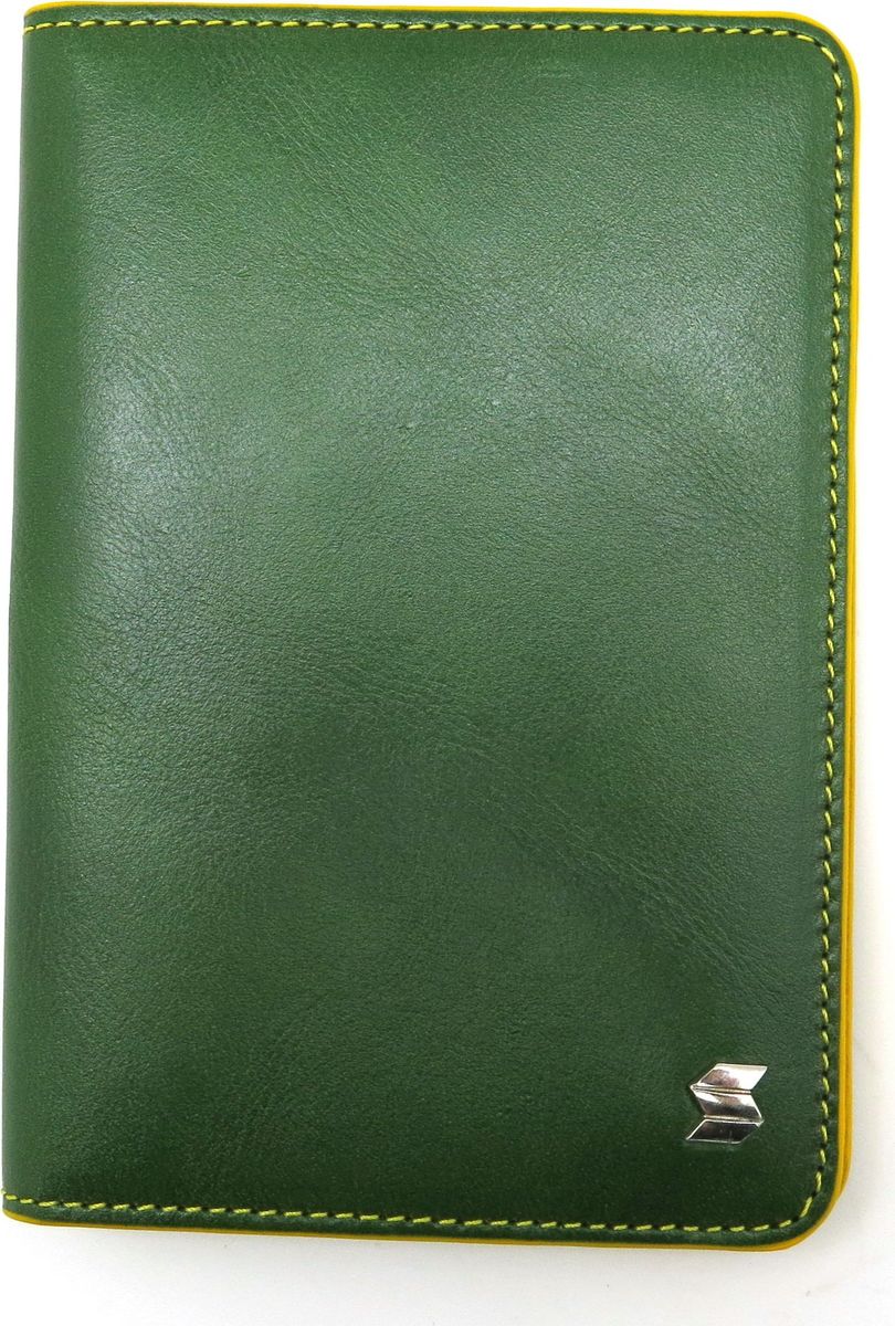 фото Обложка для паспорта женская Soltan, цвет: зеленый, желтый. 009 11 06/08
