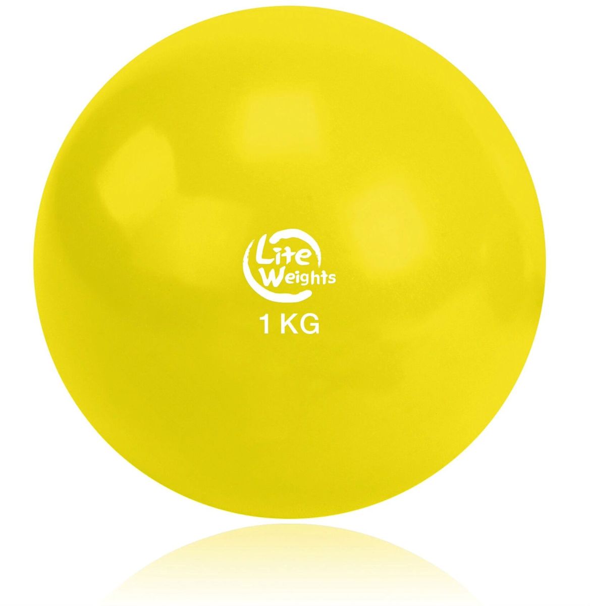 Медицинбол "Lite Weights", цвет: желтый, 1 кг - купить по выгодной цене ...