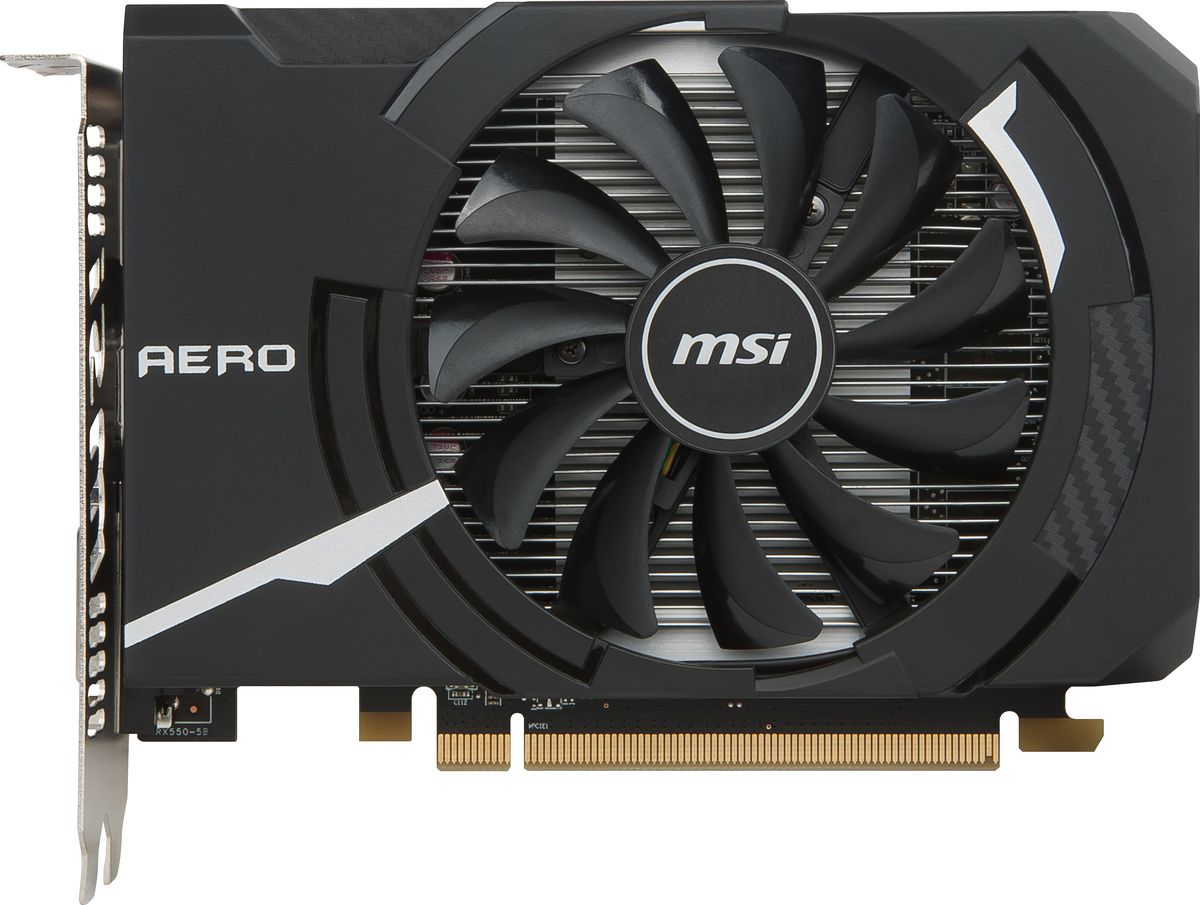 фото Видеокарта MSI Radeon RX 550 Aero ITX 2GB OC