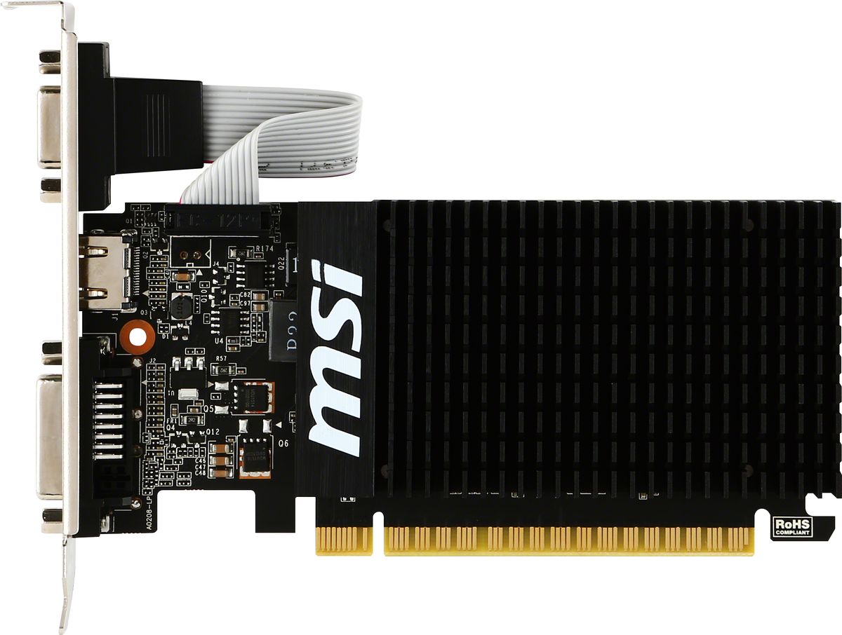 фото Видеокарта MSI GeForce GT 710 2GD3H LP 2GB