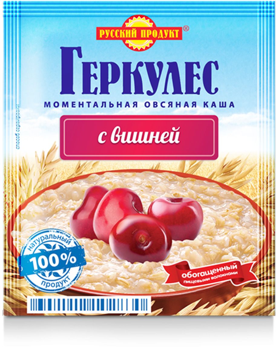 Моментальная овсяная каша русский продукт геркулес