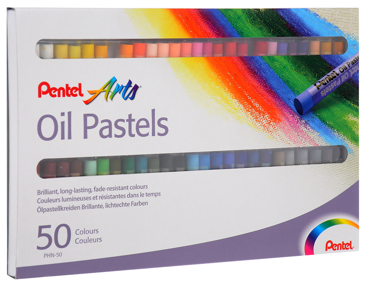 Пастель масляная Pentel , 50 цветов Пастель масляная Pentel , 50 цветов