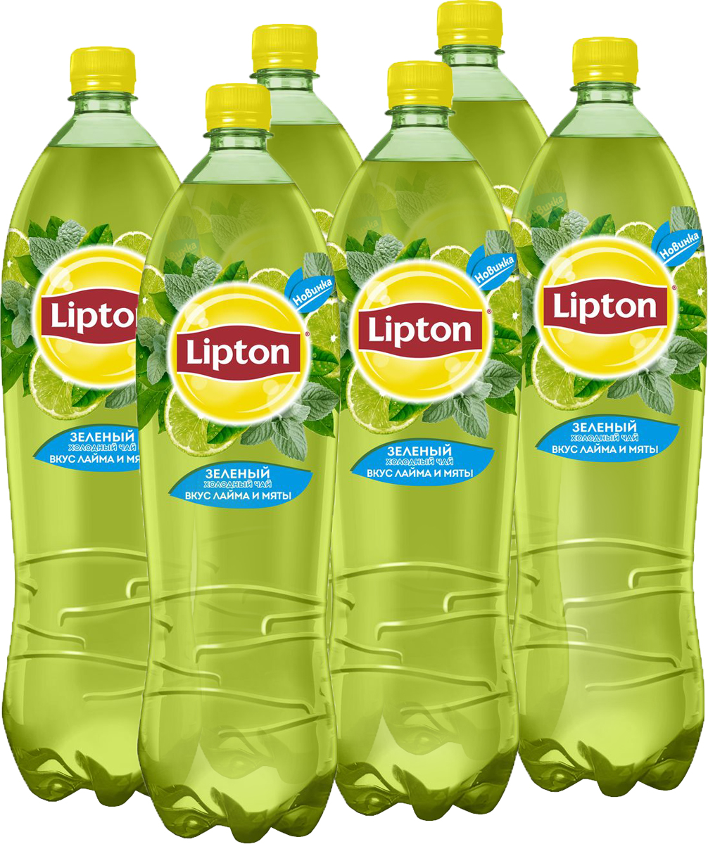 фото Lipton Ice Tea Лайм-Мята холодный чай, 6 штук по 1,5 л