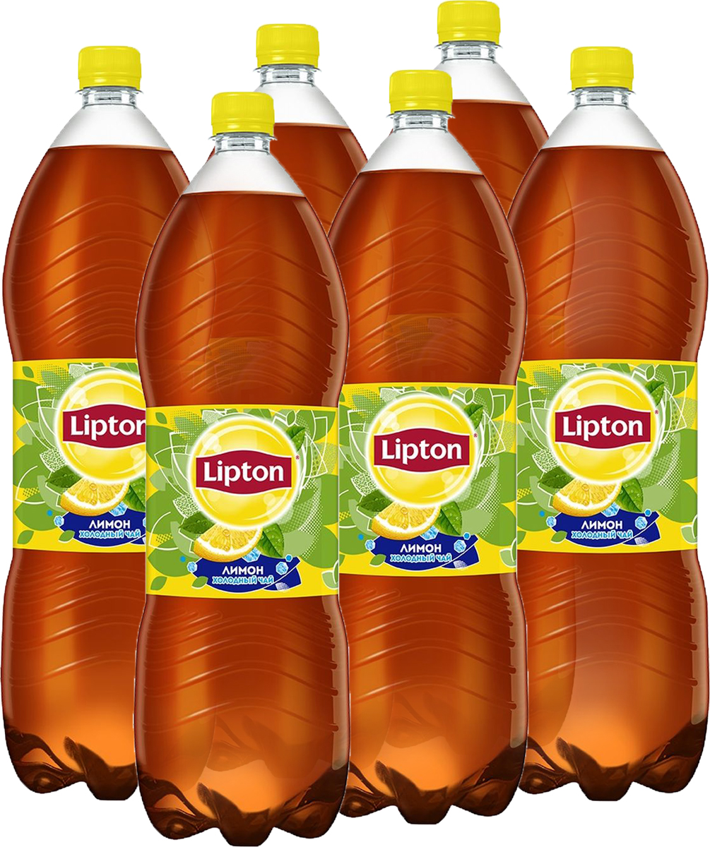 фото Lipton Ice Tea Лимон холодный чай, 6 штук по 2 л