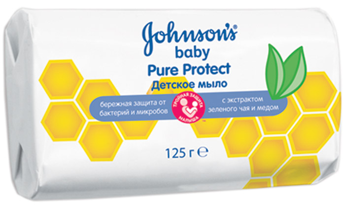 фото Johnson's baby Pure Protect Детское мыло 100 г