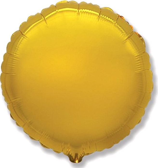 фото Флексметал Шарик воздушный Круг цвет золотой