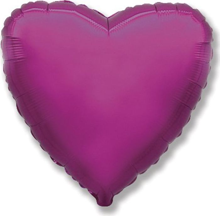 фото Флексметал Шарик воздушный Сердце цвет фиолетовый