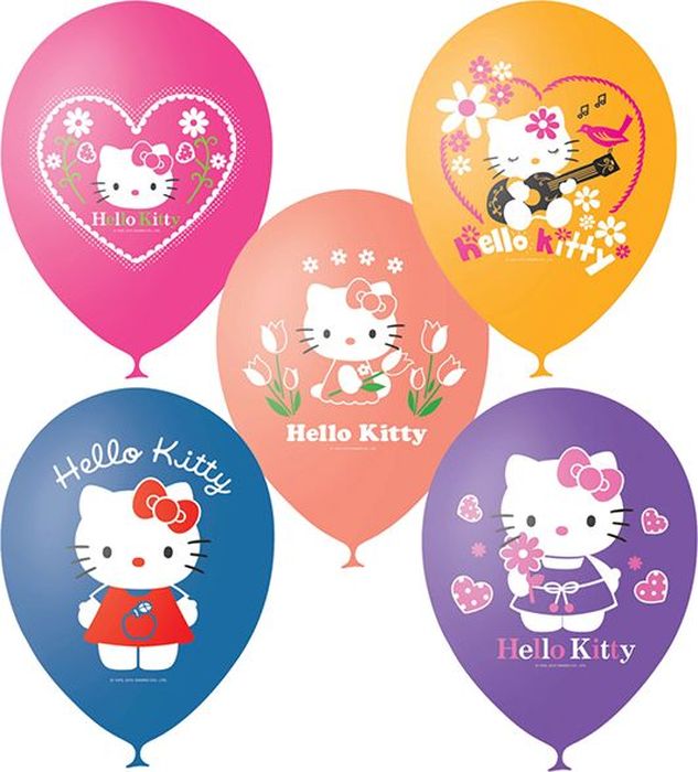 Latex Occidental Набор воздушных шариков Пастель Декоратор Hello Kitty 25 шт