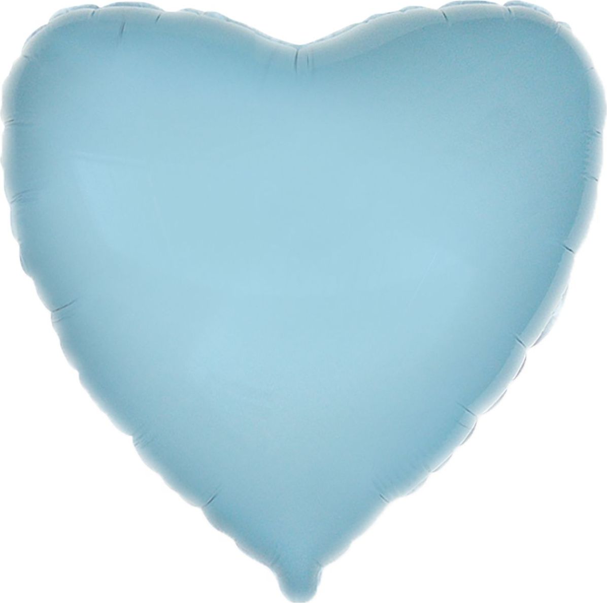 фото Флексметал Шарик воздушный Сердце Пастель цвет голубой
