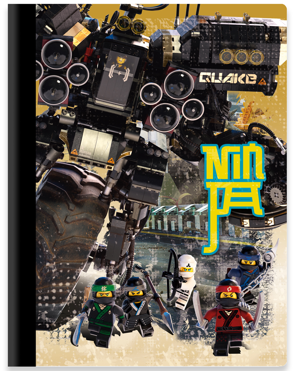 фото Тетрадь LEGO NINJAGO, 100 листов в линейку Iq hong kong limited