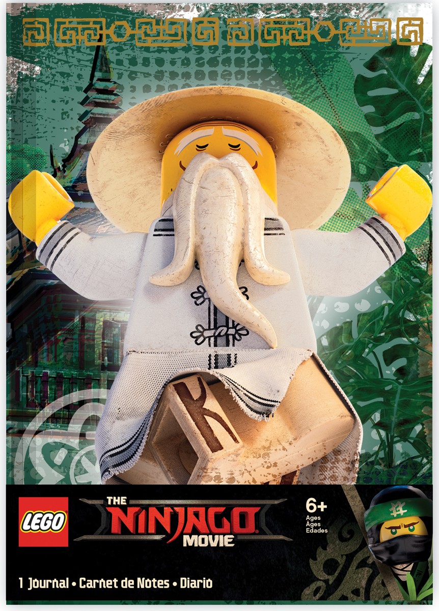 фото LEGO NINJAGO Блокнот Sensei Wu 96 листов в линейку Iq hong kong limited