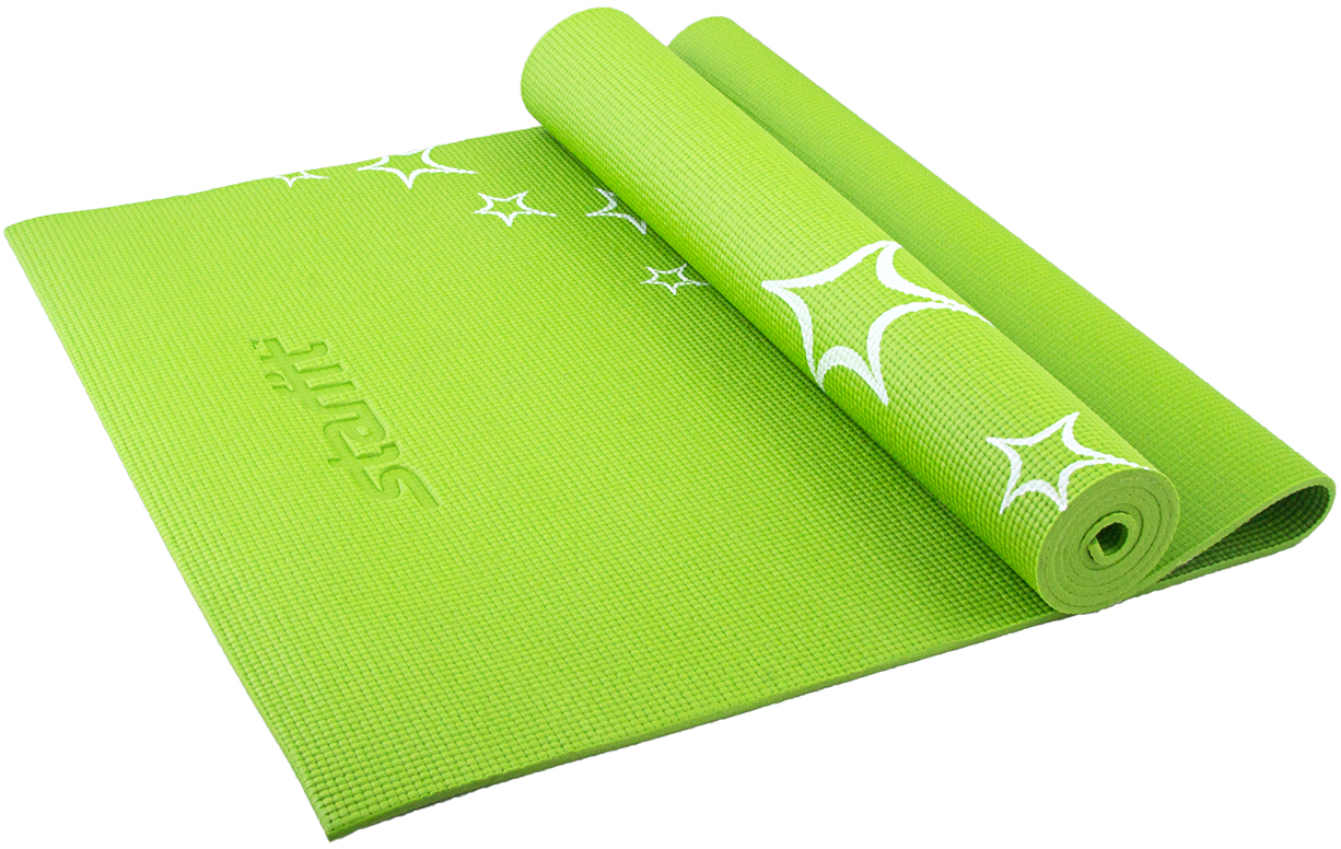 Коврик для йоги Starfit "FM-102", цвет: зеленый, 173 х 61 х 0,6 см