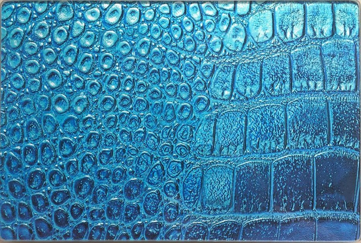 фото Доска разделочная Gift'n'Home "Крокодил", цвет: голубой, 20 х 30 см