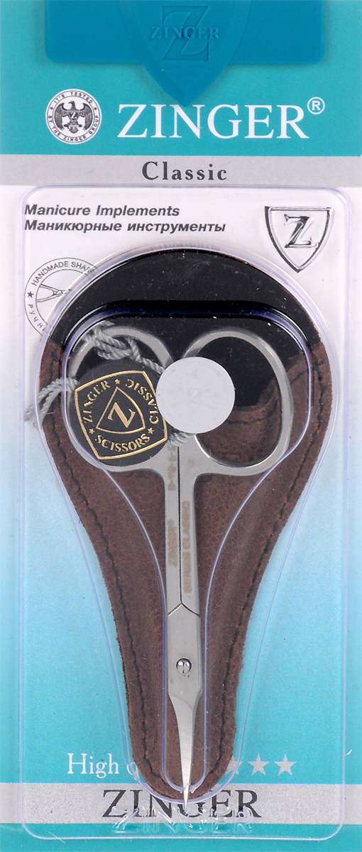 фото Zinger Ножницы маникюрные в чехле zo-B-118-S-SH-N1N