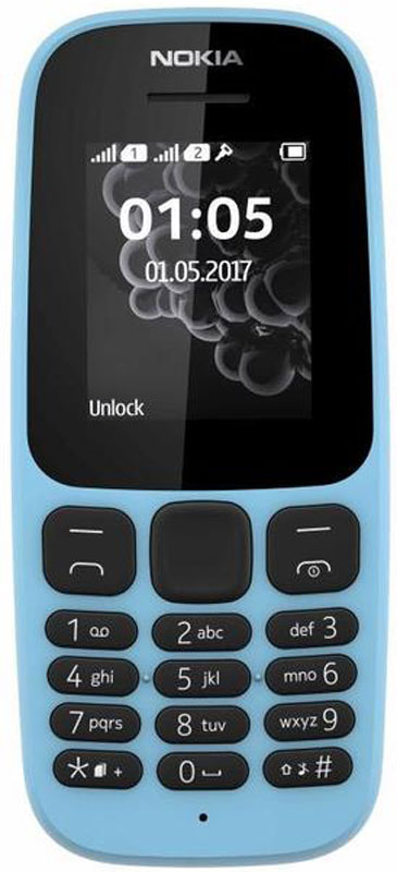 фото Nokia 105 DS, Blue (A00028317)