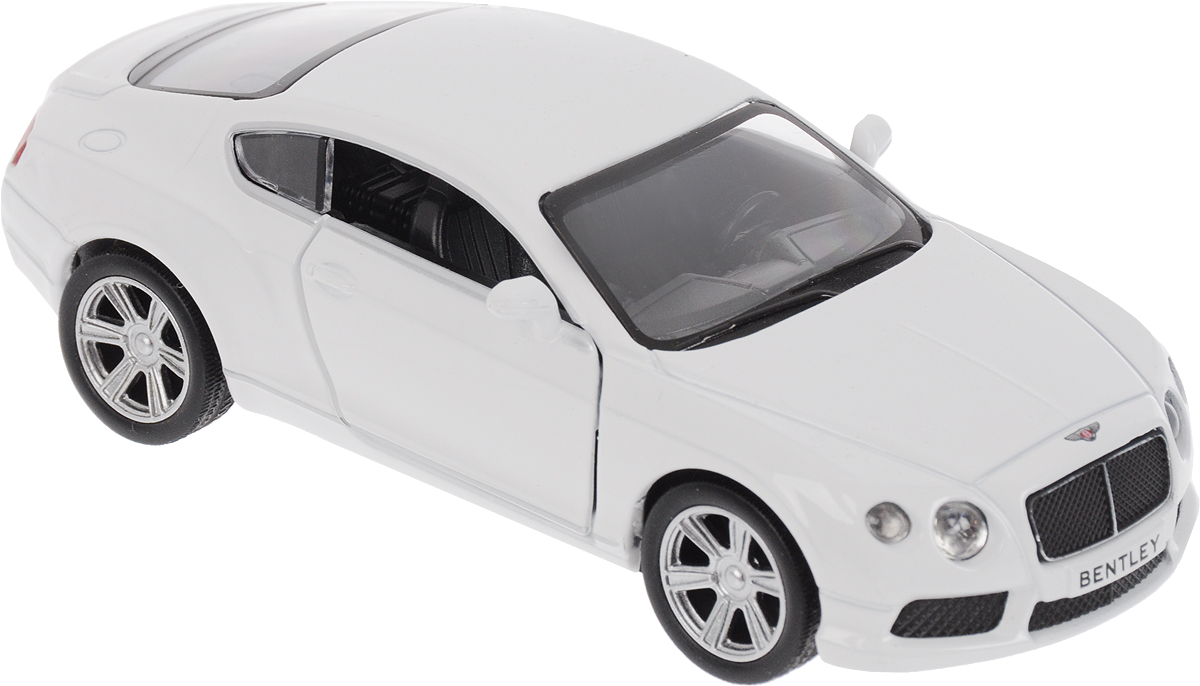 Белые машинки. Легковой автомобиль Autotime (Autogrand) Bentley Continental gt v8 (34161) 1:32. Autotime маш 