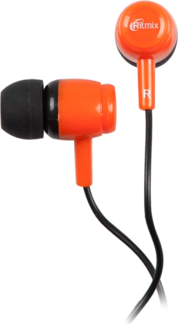 фото Ritmix RH-020, Black Orange наушники