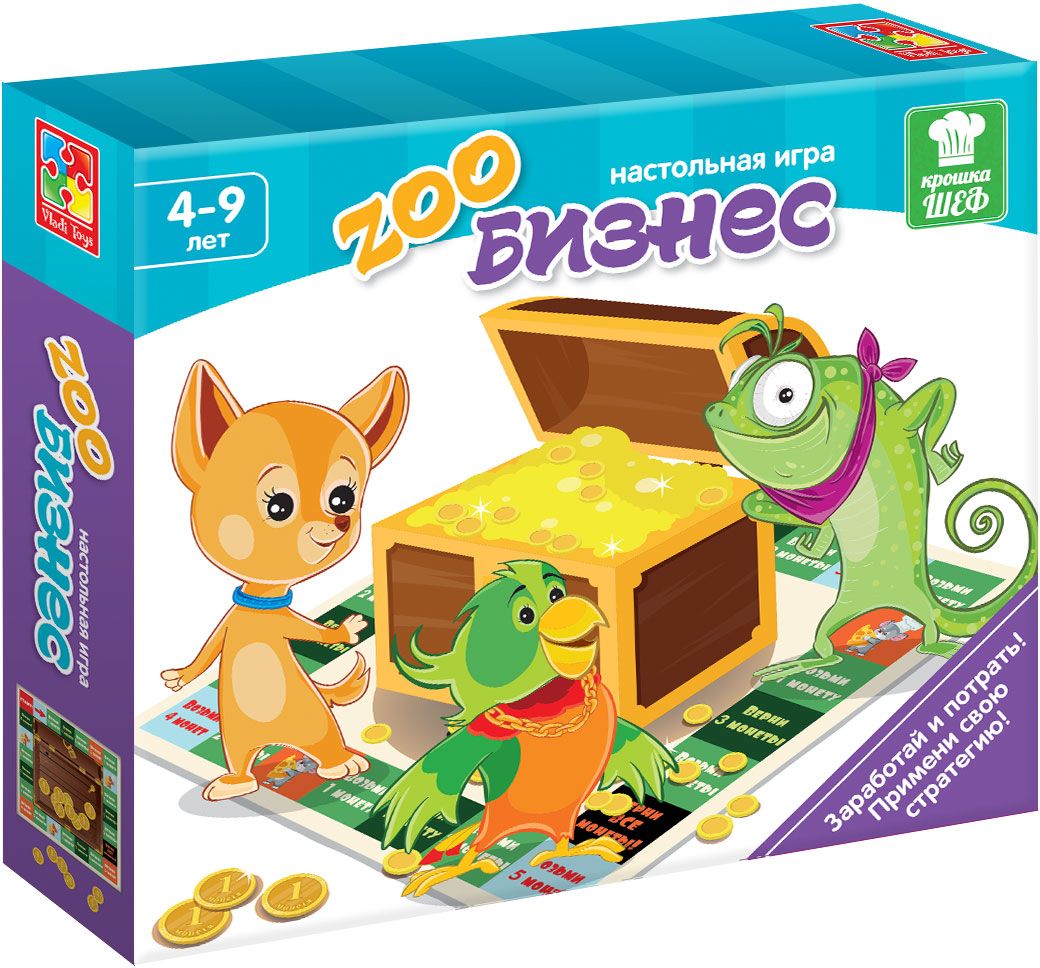 Vladi Toys Настольная игра Зообизнес