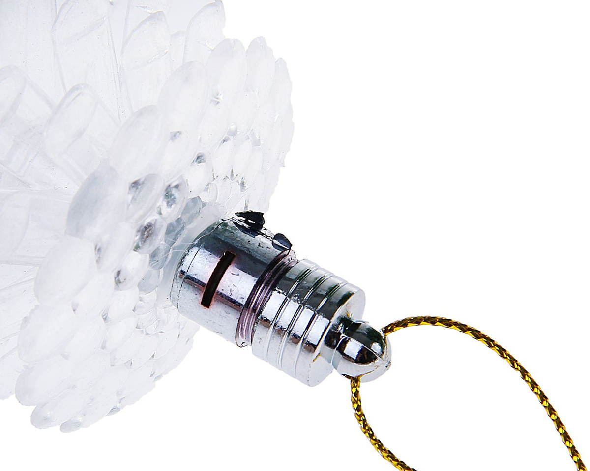 фото Подвесное украшение праздничное Luazon Lighting "Шишка. 3D", с подсветкой