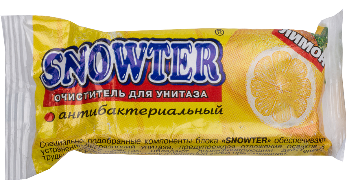 фото Очиститель для унитаза "Snowter", запасной блок, лимон, 40 г