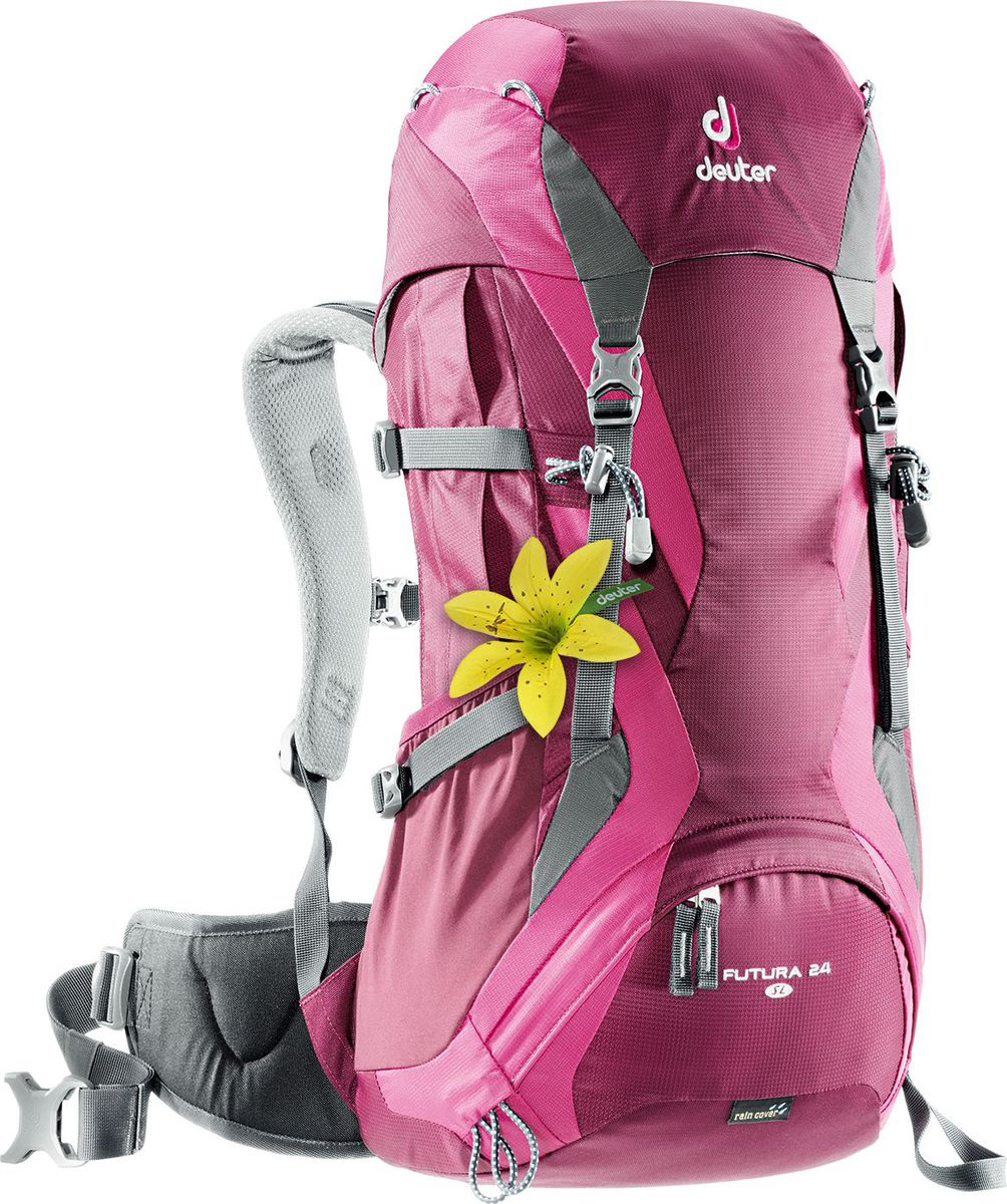Рюкзак туристический Deuter Futura, цвет: фиолетовый, 24 л городской рюкзак deuter futura 20 sl 20 л фиолетовый розовый 34194 3503