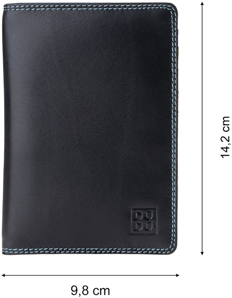 фото Обложка для паспорта DuDu Bags "Paul", цвет: черный. 534-1508-black