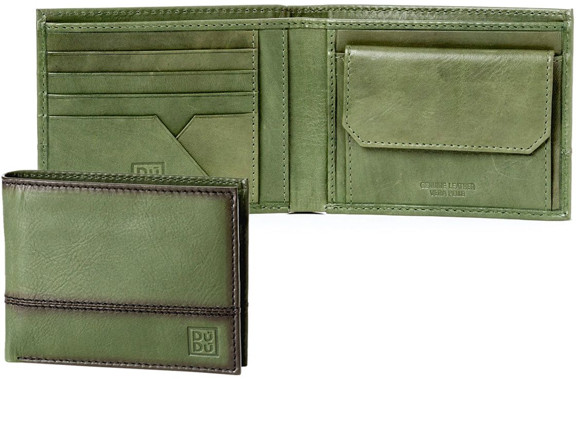 фото Кошелек мужской DuDu Bags "Havana", цвет: зеленый. 594-900-green