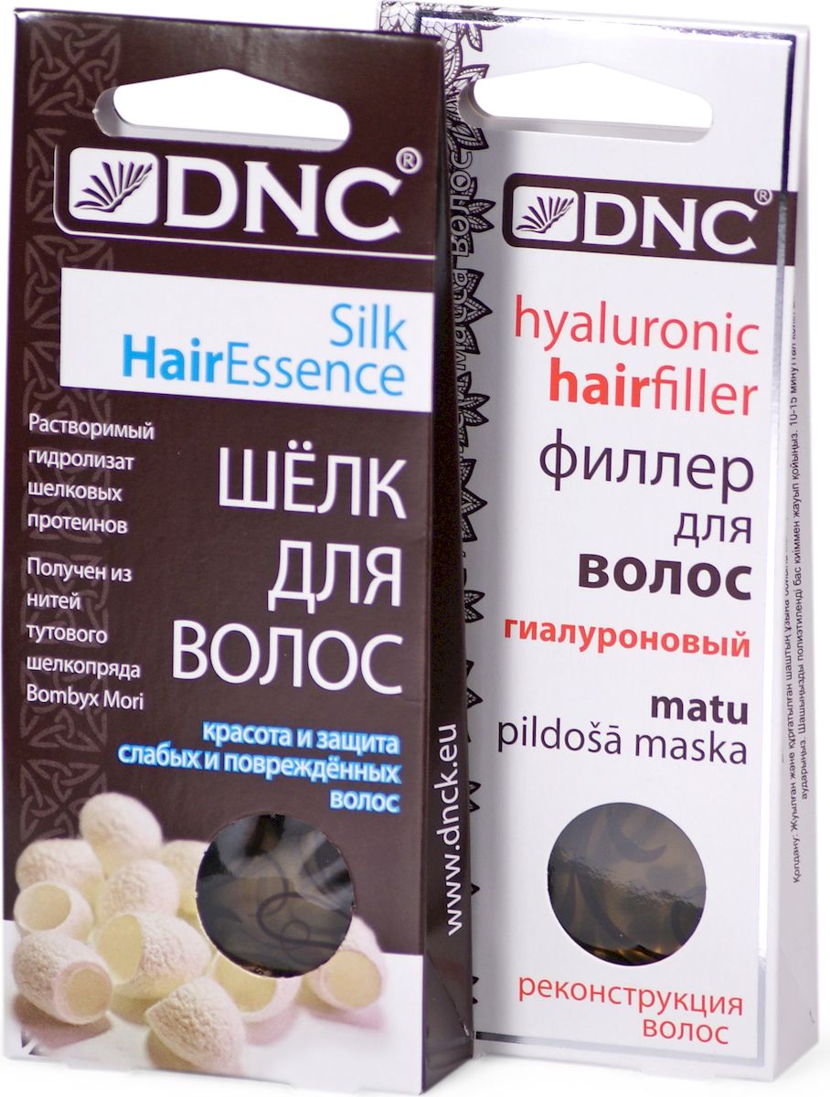 DNC Набор Филлер для волос (3*15 мл) и Шелк для волос (4*10 мл)
